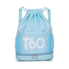 Bolsa Passeio Academia Nylon Saco Lukas F516 - Azul Claro