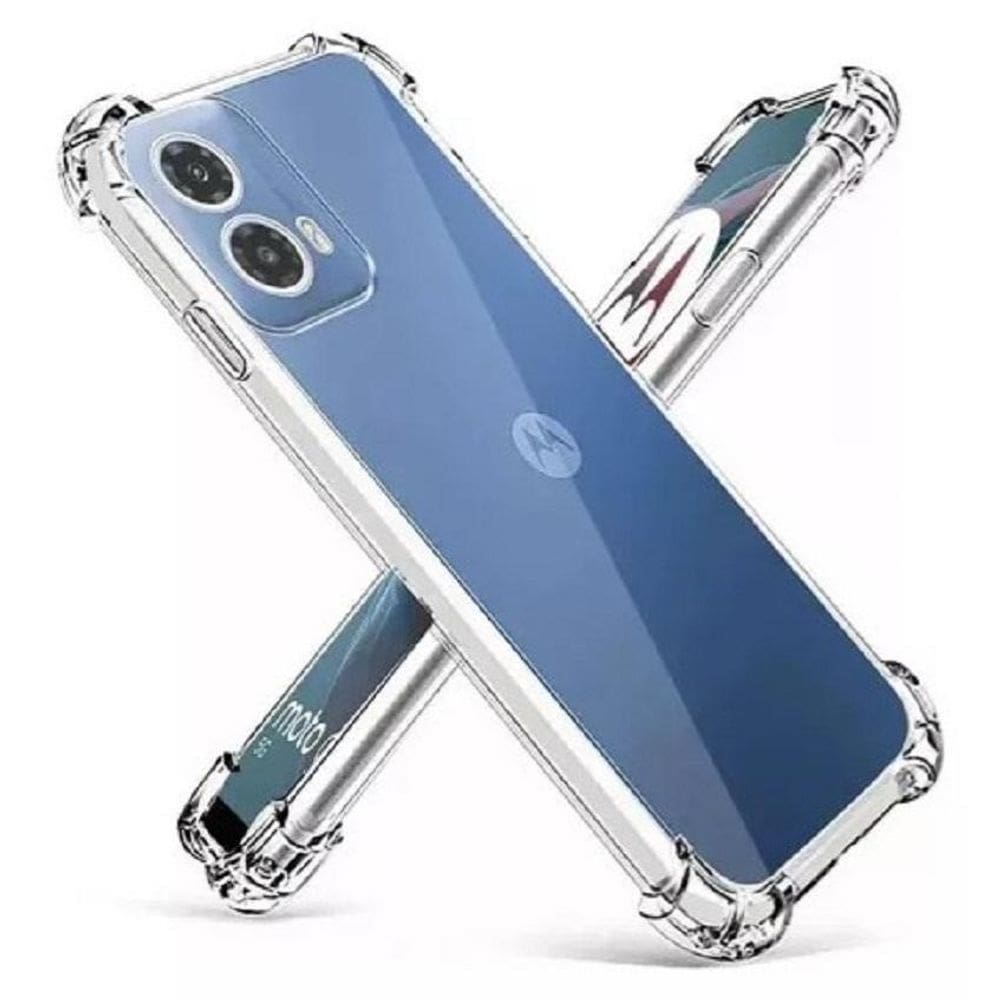 Capa Em Gel Air Cushion Para Motorola Moto G85 Transparente
