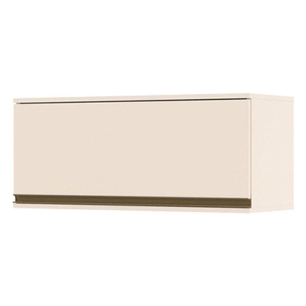 Armário Aéreo 1 Porta Basculante 80 Cm évelin Off White - Henn