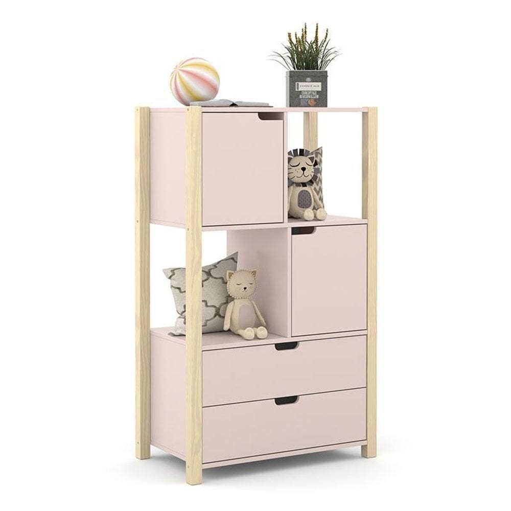Armário Organizador Kids Liv Rose Natural - Matic