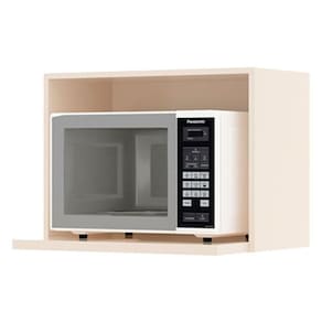 Armário Aéreo Para Micro-ondas 60cm évelin Off White - Henn