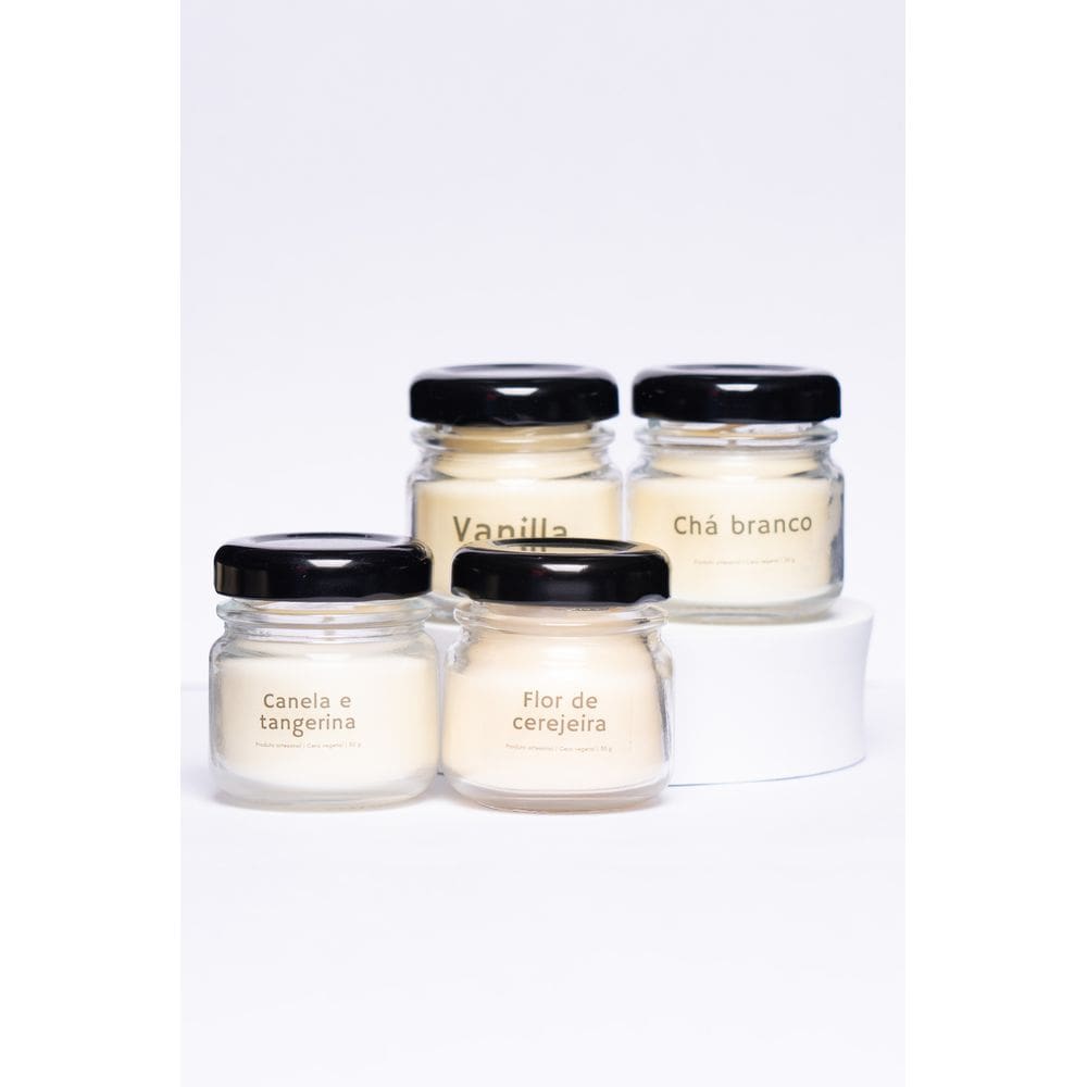 Vela aromática pequena