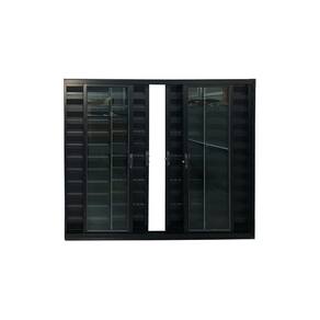 Veneziana 6 Folhas Preto 120x200 Linha 18 Esmeralda