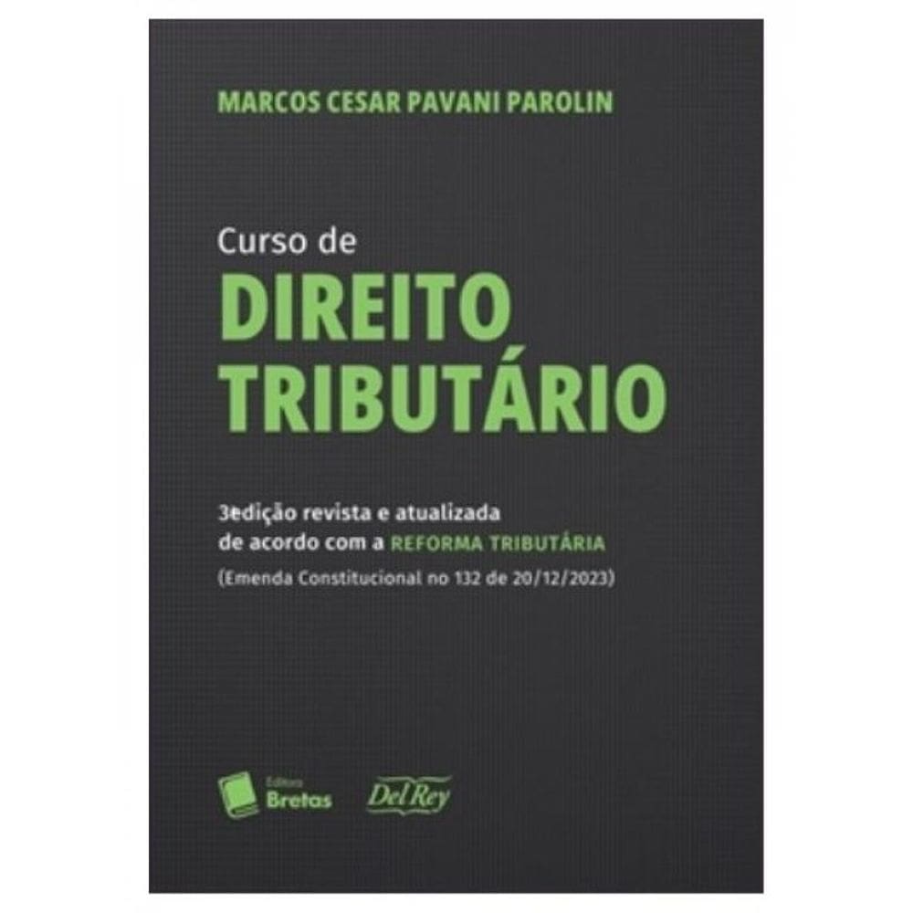 Curso De Direito Tributário - 2024