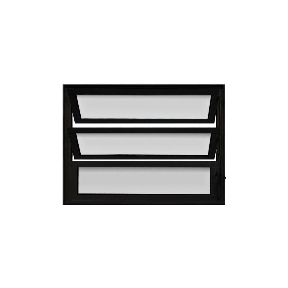 Vitro Basculante Preto 60x40 Linha 25 Jade