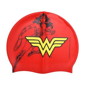 Touca de Natação para crianças. Touca Infantil Silicone Liga Da Justiça Dc Belfix