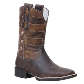 Bota de Couro Masculina Marrom Cano EUA Cow Way 29836
