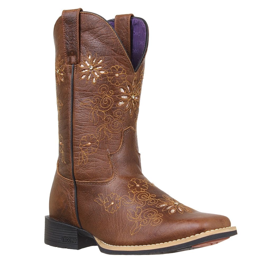 Bota Feminina Marrom Bico Quadrado Jácomo 35401