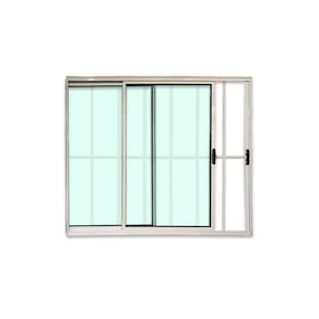 Janela 2 Folhas Com Grade Branco 100x100 Linha 18 Esmeralda