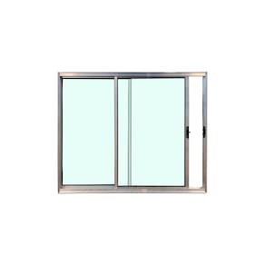 Janela 2 Folhas Brilhante 100x100 Linha 18 Esmeralda