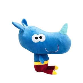 Pelucia Hey Duggee Rinoceronte Tag Desenho Infantil 20Cm
