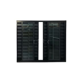 Veneziana 6 Folhas Preto 100x150 Linha 18 Esmeralda