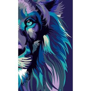 Bíblia Arc 860 Lion Colors Cool Letra Normal Almeida Revista