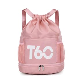 Bolsa Passeio Academia Nylon Saco Lukas F516 - Rose