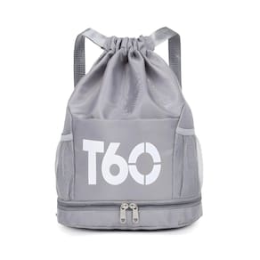 Bolsa Passeio Academia Nylon Saco Lukas F516 - Cinza