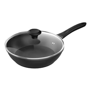 Frigideira Fetti Alumínio Antiaderente 24Cm Vidro Pom. Preto