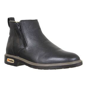 Botina Masculina Bico Redondo Preto Zebu 36665