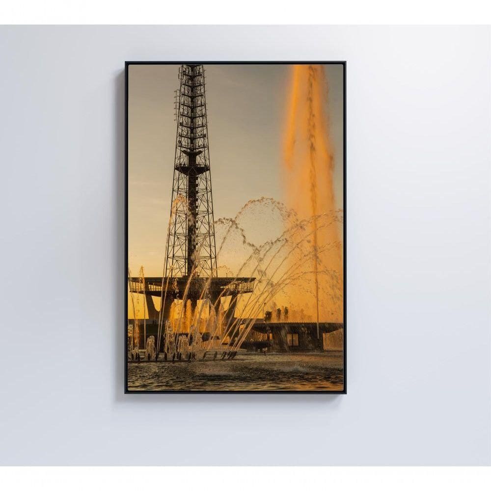 Quadro Torre De Tv Em Brasília Medidas 80x120 Cm Tipo De Impressão Tecido Canvas