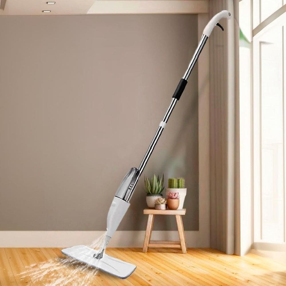 Esfregão Spray Regulável 2 Em 1 Para Limpeza Rápida Pisos