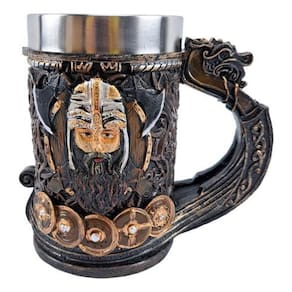 Caneca Viking Decorativa Cerveja Chopp Presente Coleção