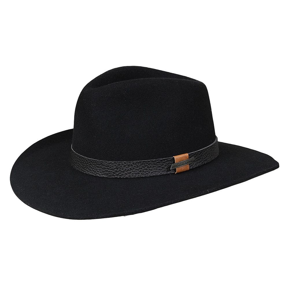 Chapéu Fedora Preto 3X Texas Diamond 35625