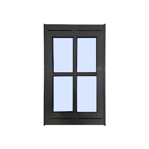 Vitro Pivotante Quadriculado Preto 100x80 Linha 25
