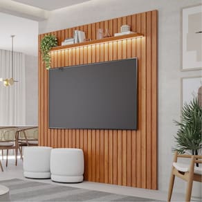 Painel para Tv até 70 Polegadas C/led Maragogi, Espresso Moveis. Cinamomo
