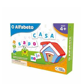 Jogo Educativo do Alfabeto com Letras e Sílabas Ensine e Divirta Seu Filho com Palavras