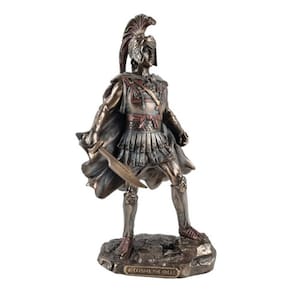 Estátua Resina Do Lendário Alexandre. O Grande Em Combate