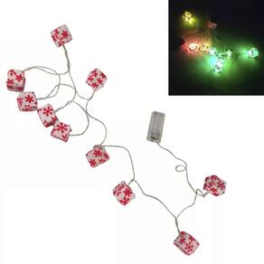 Pisca Pisca Natal Natalino Leds Caixa Presente Decoraçao Casa Iluminaçao Janela Empresa Casa Comemoraçao Empresa