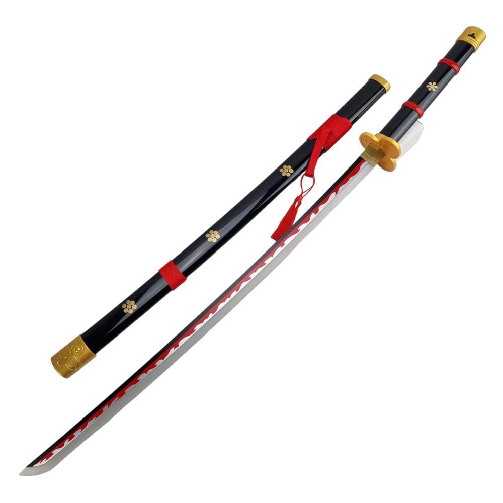 Katana De Led Recarregável Enma Black Zoro One Piece