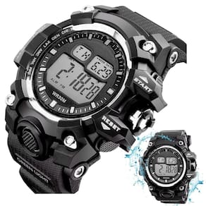 Relógio Masculino Digital Prova D´água Preto - Orizom Spaceman