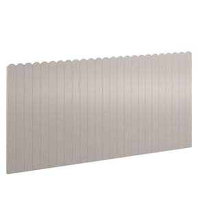 Painel Decorativo Farm 225x109x37 Cm Cinza - Matic