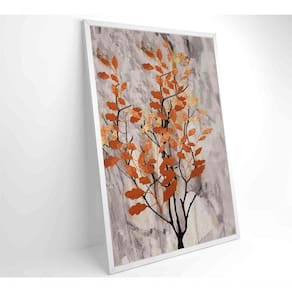 Quadro Pintura óleo Folhas No Outono Medidas 80x120 Cm Impressão Adesivo Fotográfico