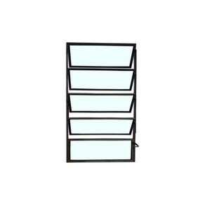 Vitro Basculante Preto 100x60 Linha Esmeralda Vidro Liso