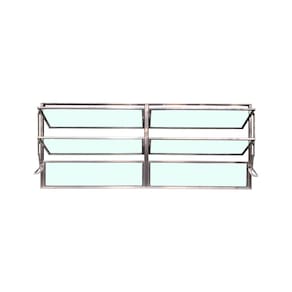 Vitro Basculante 2 Seções Brilhante 60x150 Linha Esmeralda Vidro Liso