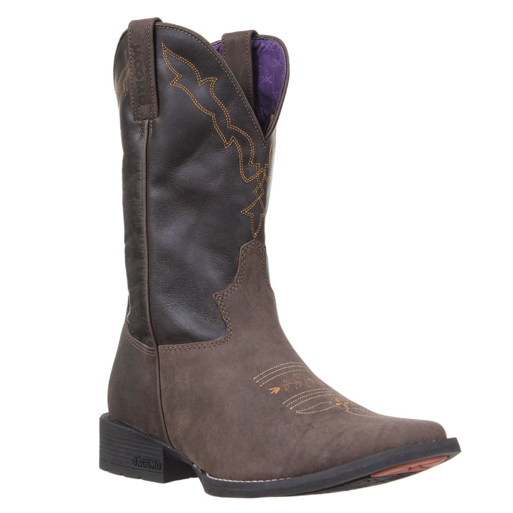 Bota Feminina Bico Quadrado Café Jácomo 36918
