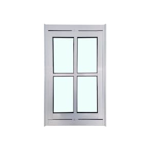 Vitro Pivotante Quadriculado Branco 120x60 Linha 25
