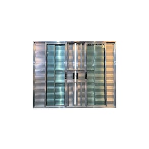 Veneziana 6 Folhas Com Grade Brilhante 120x200 Linha 18 Esmeralda