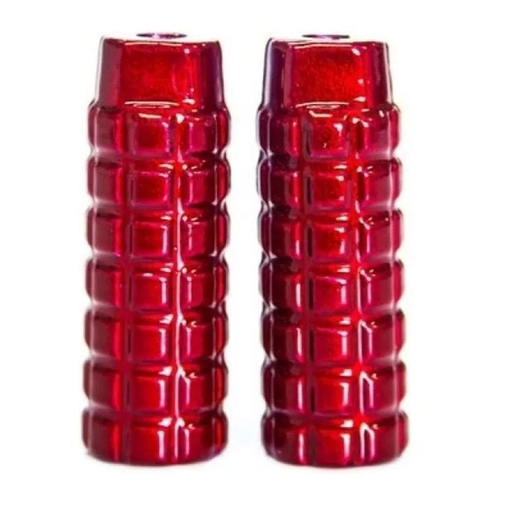 Pedaleira Bike Mtb Trolhinha Vermelho Reforçado Glometal 86404