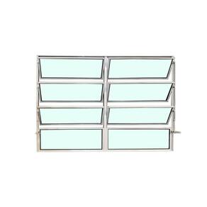 Vitro Basculante 2 Seções Branco 80x200 Linha Esmeralda Vidro Liso