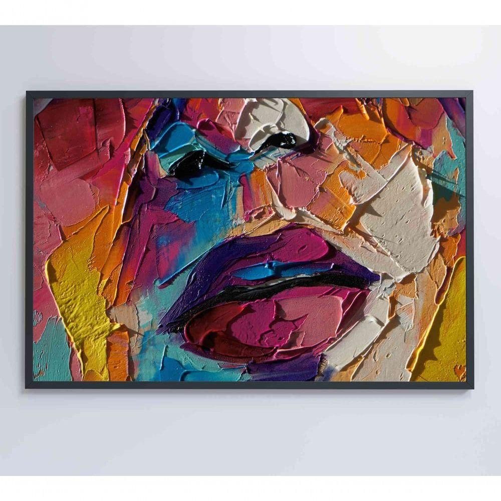 絵画 Mirror_Oil No.4 Quadro Pintura óleo De Rosto Feminino Medidas | Casas Bahia