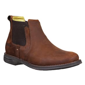 Botina Masculina Bico Redondo Marrom Zebu 35395