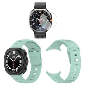 Pulseira Silicone + Pelicula Vidro Para Galaxy Watch Ultra
