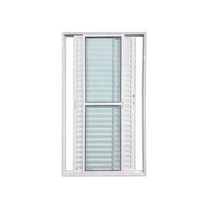 Porta Balcão 3 Folhas Veneziana 210x180 Branco Linha 25