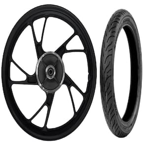 Roda Rodao Traseira Pe De Galinha Titan 150 + Pneu Vipal St-600 90/90-18