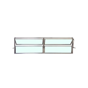 Vitro Basculante 2 Seções Brilhante 40x120 Linha Esmeralda Vidro Liso