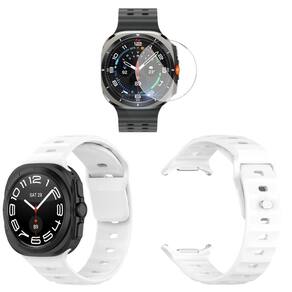 Pulseira Silicone Exclusiva Para Watch Ultra 47Mm + Vidro