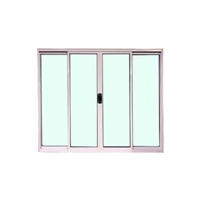 Janela 4 Folhas Branco 100x120 Linha 18 Esmeralda