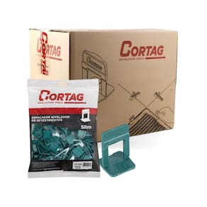 Espaçador Nivelador Slim 2,0mm Verde Cortag C/200 Peças